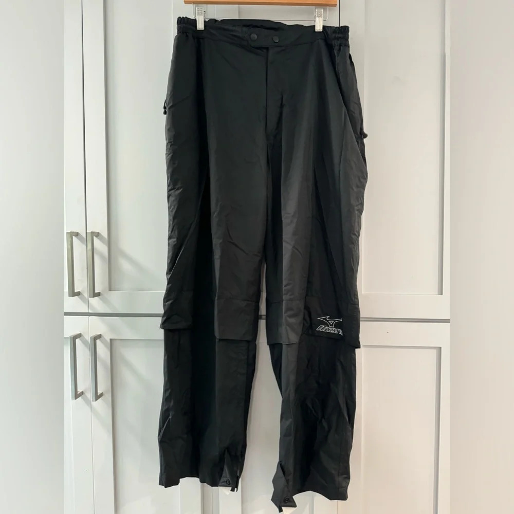 Mizuno‎ Mens Impermalite Lightweight Adjustable Waterproof Performance Pants XL